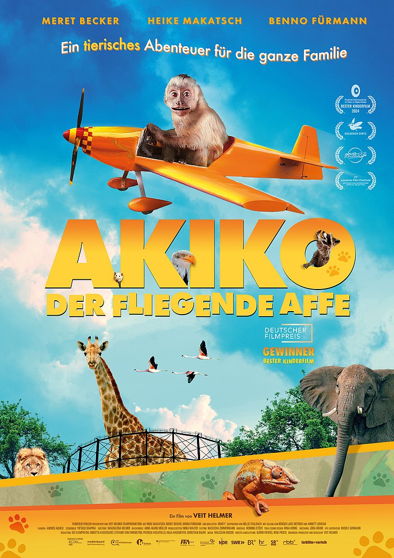Filmplakat des Films Akiko - Der fliegende Affe