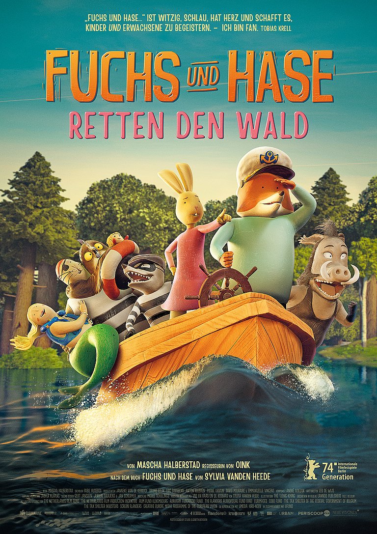 Filmplakat des Films Fuchs und Hase retten den Wald