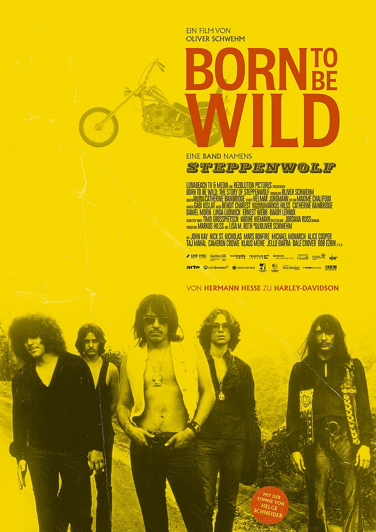 Filmplakat des Films Born To Be Wild - Eine Band namens Steppenwolf